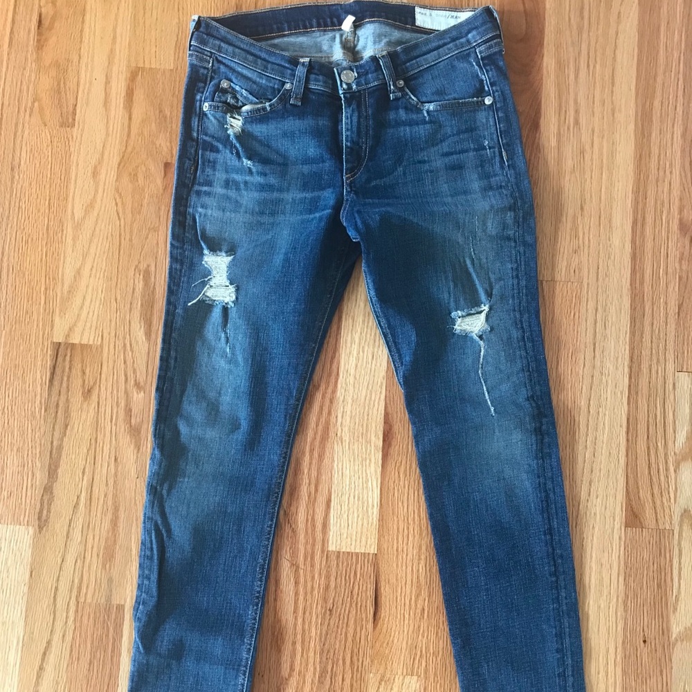 Rag & Bone ripped Skinny
